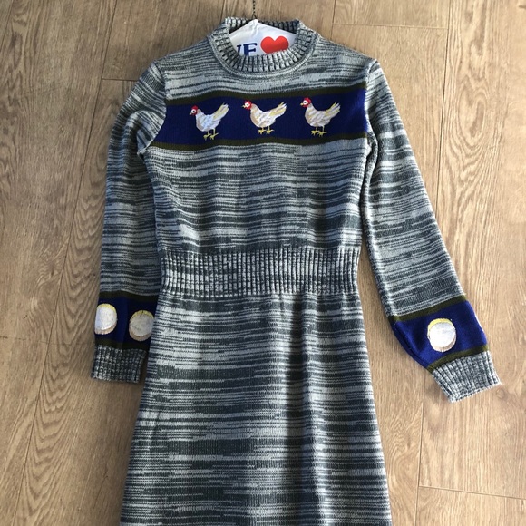 Vintage Dresses & Skirts - Adorable vintage chicken dress